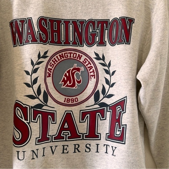 Champion Y2K Washington State University Cougars Heather Cream Men Size Small - Picture 2 of 7